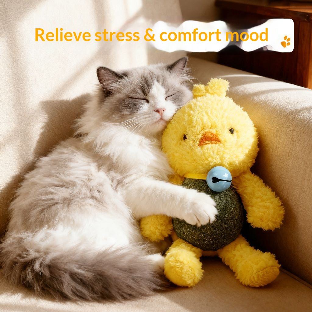 Plush doll with catnip ball - Image 3