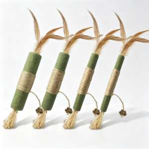 catnip raffia tooth grinding stick