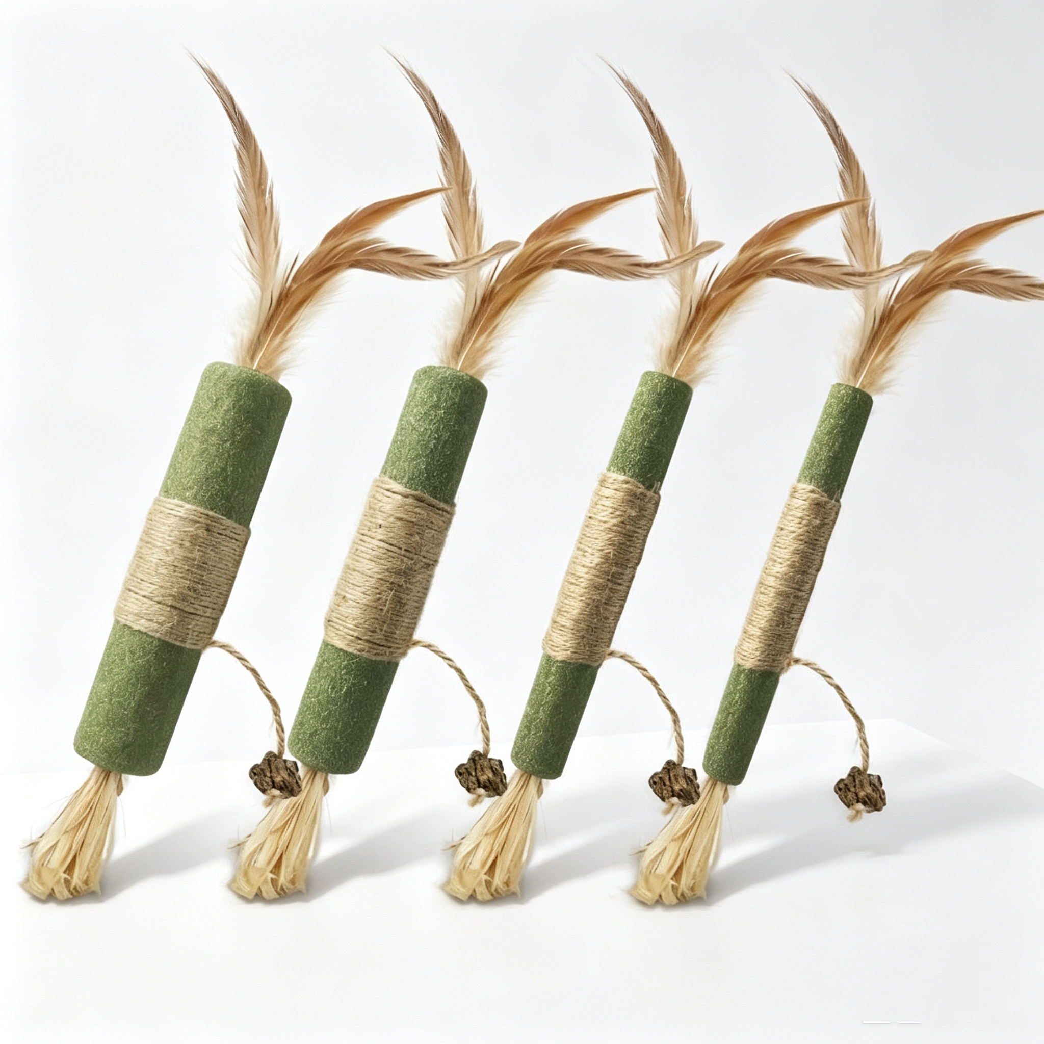 catnip raffia tooth grinding stick