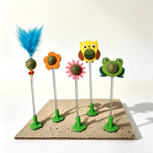 Swing Happy Catnip Tease Cat Stick Toy
